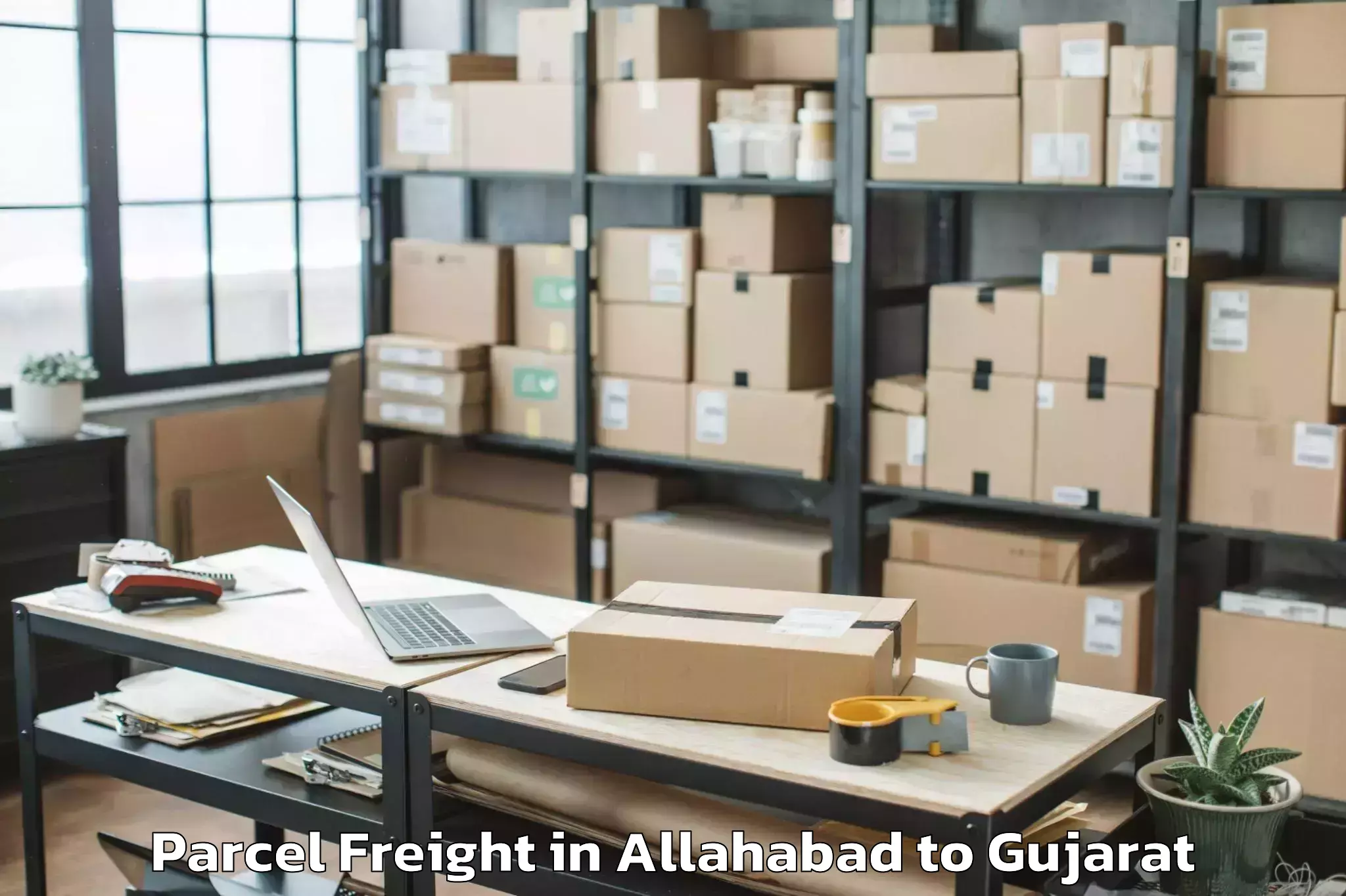 Trusted Allahabad to Savarkundla Parcel Freight